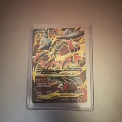 Pokemon TCG M Lucario EX Holo Full Art Ultra Rare Card 55a/111 near mint - Image 1