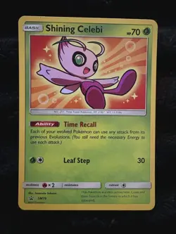 Shining Celebi Shining Genesect! Nm/Nm+ Pokemon Card. Free Shipping - Image 1