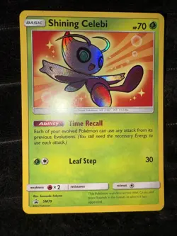 Shining Celebi Shining Genesect! Nm/Nm+ Pokemon Card. Free Shipping - Image 2