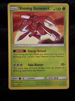 Shining Celebi Shining Genesect! Nm/Nm+ Pokemon Card. Free Shipping - Image 5