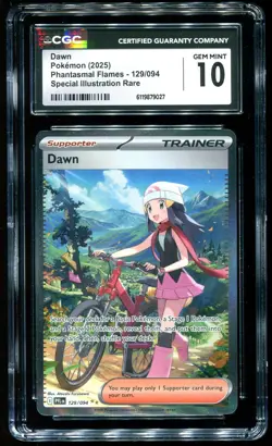CGC 10 Dawn Special Illustration Rare Phantasmal Flames 2025 Pokemon Card #129 - Image 1