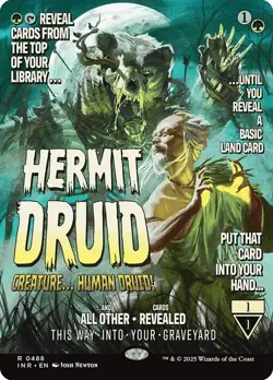 Hermit Druid Borderless Innistrad Remastered NM MTG - Image 1