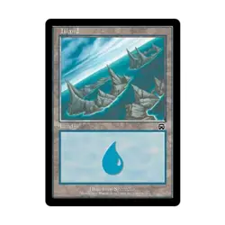 WotC MtG Mercadian Masques Island #338 (C) (Foil) EX - Image 1