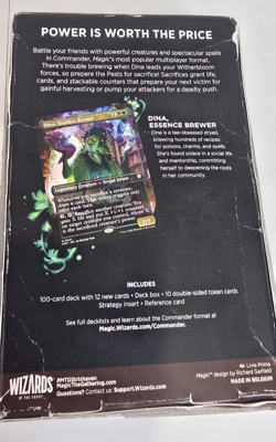 Magic The Gathering - Strixhaven Witherbloom Pestilence - Commander Deck English - Image 4