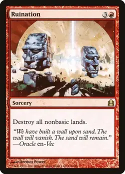 Ruination Commander 2011 LP MTG - Image 1