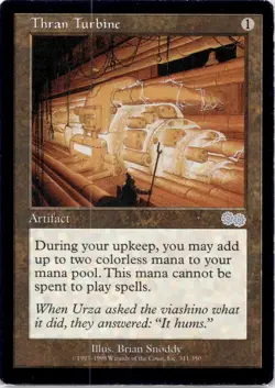 Thran Turbine USG #311 Urza's Saga Magic: The Gathering Near Mint - Image 1