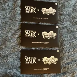 Wizards of the Coast MTG Secret Lair SpongeBob Rainbow Foil Edition 3 Drops - Image 1