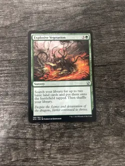 MTG 1x Explosive Vegetation x1 LP Dragons of Tarkir - Image 1