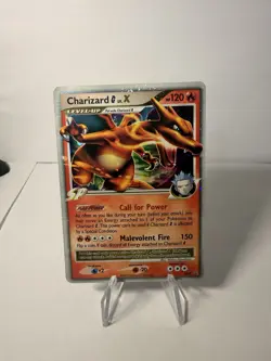 Pokemon TCG Charizard G LV.X DP45 Holo Bleed And Swirl - Image 3