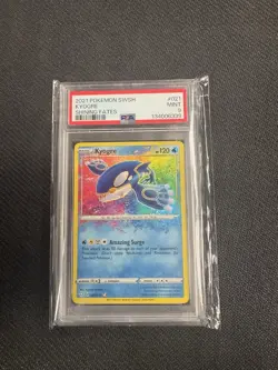 POKEMON 2021 Shining Fates KYOGRE #021 PSA 9 Mint Rare Amazing 5 - Image 1