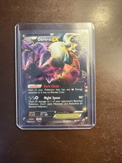 Pokemon TCG Darkrai EX Ultra Rare Darkness Holo Card #88/113 Legendary Treasures - Image 1
