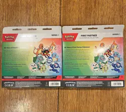 Pokemon TCG First Partner Illustration Collection Box Series New Sealed Lot Of 2 - Image 2