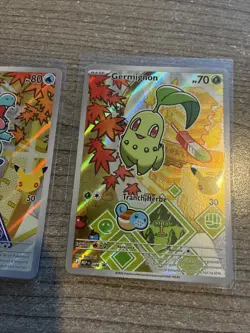 Cartes Pokemon Promo MEP 30 Ans Partenaire 2 Starters Kaiminus Hericendre Germig - Image 4