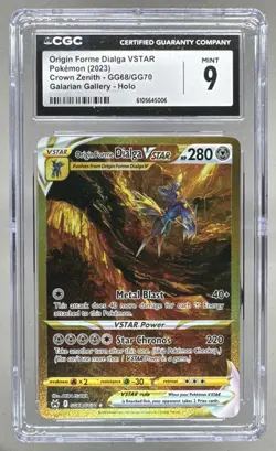 Origin Forme Dialga VSTAR GG68 Galarian Gallery 2023 CGC 9 Mint Pokemon - Image 1