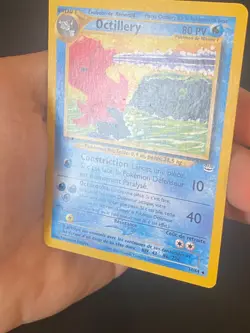 CARTE POKEMON OCTILLERY 34/64 FR PEU COMMUNE NEO REVELATION - TBE/EXC - Image 2