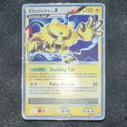 Pokemon TCG Electivire LV.X 121/123 Ultra Rare Mysterious Treasures Holo - Image 1