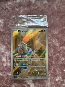 (SEALED) Mimikyu SVP075 Pokemon Center Stamp Black Star Promo SVP Pokemon - Image 1
