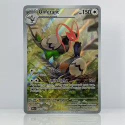 UNFEZANT - 150/086 - Black Bolt - Illustration Rare - Pokemon TCG - Image 1
