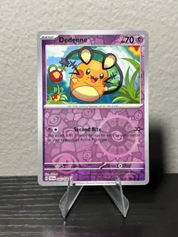 Pokemon Dedenne 095/198 SV01 Scarlet & Violet Reverse Holo Common Basic 70 HP - Image 1