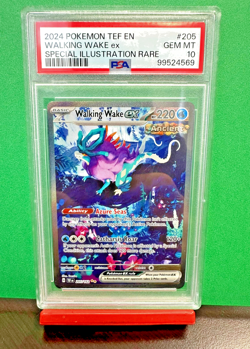 Walking Wake Ex #205 2024 Pokemon Tef En-Temporal Forces PSA 10 - Image 1