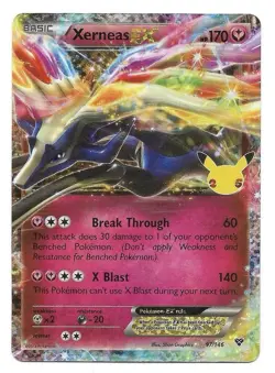Xerneas EX 97/146 Celebrations: Classic Collection Holo Pokemon TCG - NM - Image 1
