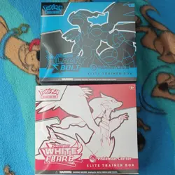 Pokemon Center Pokemon TCG Elite Trainer Box Lot (2) Black Bolt & White Flare - Image 1
