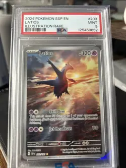 Pokemon TCG Latios 203/191 Surging Sparks Illustration Rare - Image 1