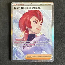 Pokemon Destined Rivals Team Rocket's Ariana 237/182 Special Illustration Rare. - Image 1