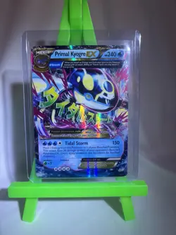 Pokemon TCG Primal Kyogre EX Ultra Rare Full Art Holo 55/160 Primal Clash: MP - Image 1