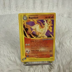 Pokemon TCG Rapidash Expedition Pokemon Center NY Promo Black Star - Image 1