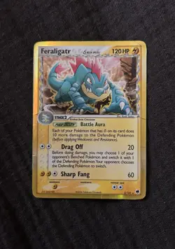 Feraligatr (Delta Species) 2/101 δ Pokemon EX Dragon Frontiers Reverse Holo HP - Image 1