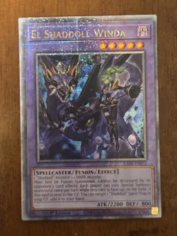 El Shaddoll Winda RA04-EN052 Quarter Century Secret Rare Yugioh Alt Art Mint - Image 2