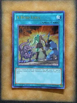 Yugioh A Hero Lives DUSA-EN087 Ultra Rare 1st Ed NM - Image 1