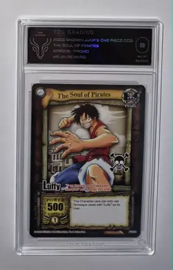2005 One Piece Bandai The Soul of Pirates PR-008 Jolly Roger Stamp TCG 8 - Image 1