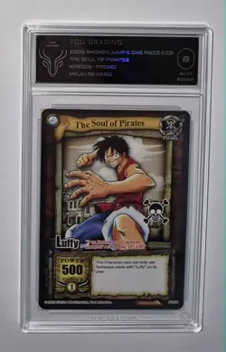 2005 One Piece Bandai The Soul of Pirates PR-008 Jolly Roger Stamp TCG 8 - Image 3