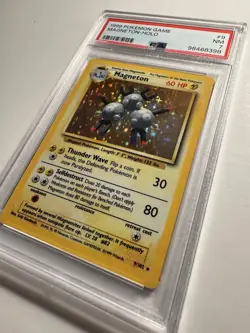 1999 Pokemon Game #9 Magneton Holo PSA 7 NM - Image 2
