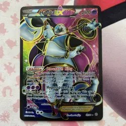 Pokemon TCG Hoopa EX 89/98 Ancient Origins Set Full Art Ultra Rare - Image 1