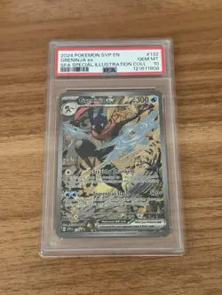 PSA 10 2024 POKEMON FRENCH SVP FR-SV BLACK STAR PROMO #132 GRENINJA ex - Image 1