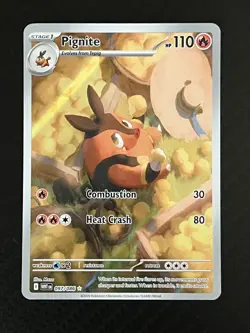 Pignite Illustration Rare 97/86- White Flare WHT Pokemon TCG NM - Image 1