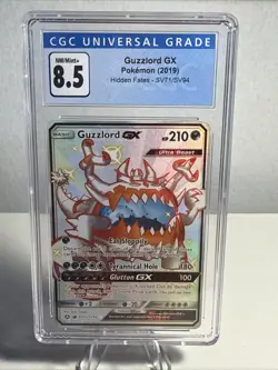 2019 Pokemon Hidden Fates Guzzlord GX SV71 Full Art CGC 8.5 NM/Mint - Image 1
