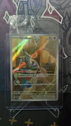 Mimikyu SVP 075 Sealed Black Star Promo Pokemon Paldean Fates ETB - Image 1