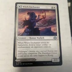 Witch Enchanter Modern Horizons 3 Regular Witch Blessed Meadow MTG - Image 1
