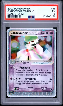 2003 POKEMON EX SANDSTORM #96 GARDEVOIR EX-HOLO PSA 5 - Image 1