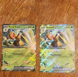 Pokemon TCG Beedrill ex 003/086 Chaos Rising English Lot of 2 Foil 2026 - Image 1