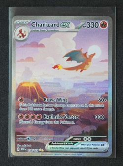 Charizard ex 199/165 Pokemon Scarlet & Violet 151 SIR NM+ - Image 1