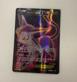 Pokemon Espeon EX Full Art Ultra Rare Holo 170 HP Breakpoint 117/122 Eng - Image 1