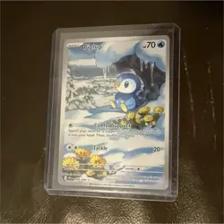 Pokemon TCG Me02 Phantasmal Flames Piplup 098/094 Illustration Rare Holo EN 70HP - Image 1