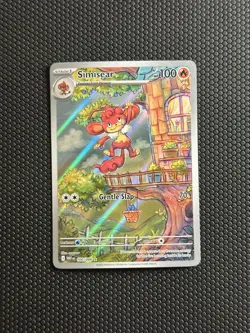 Simisear 100/086 Pokemon TCG White Flare Illustration Rare - Image 1
