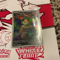 Pokemon Sewaddle Illustration Rare Holo 087/086 White Flare Card - Image 1