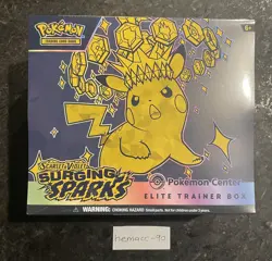 Pokemon Center Surging Sparks ETB Factory Sealed Scarlet&Violet - Image 3
